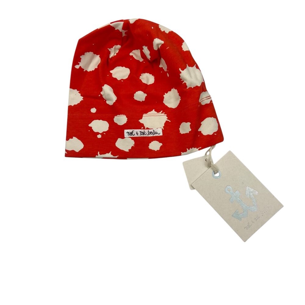 NWT Noe Zoe Red Baby Beanie Hat
